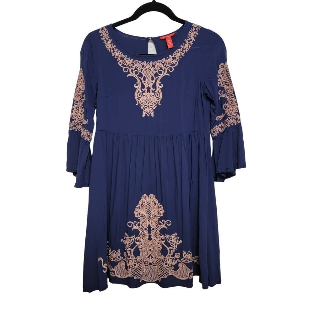 Embroidered Boho Dress